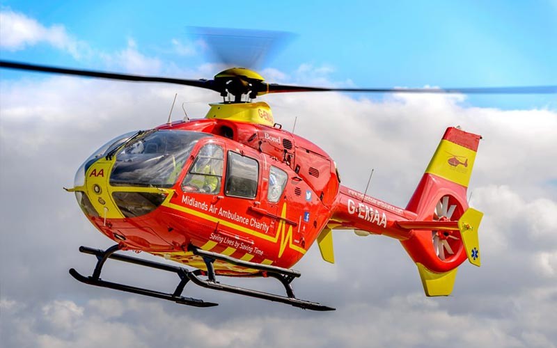 Midlands Air Ambulance Helicopter
